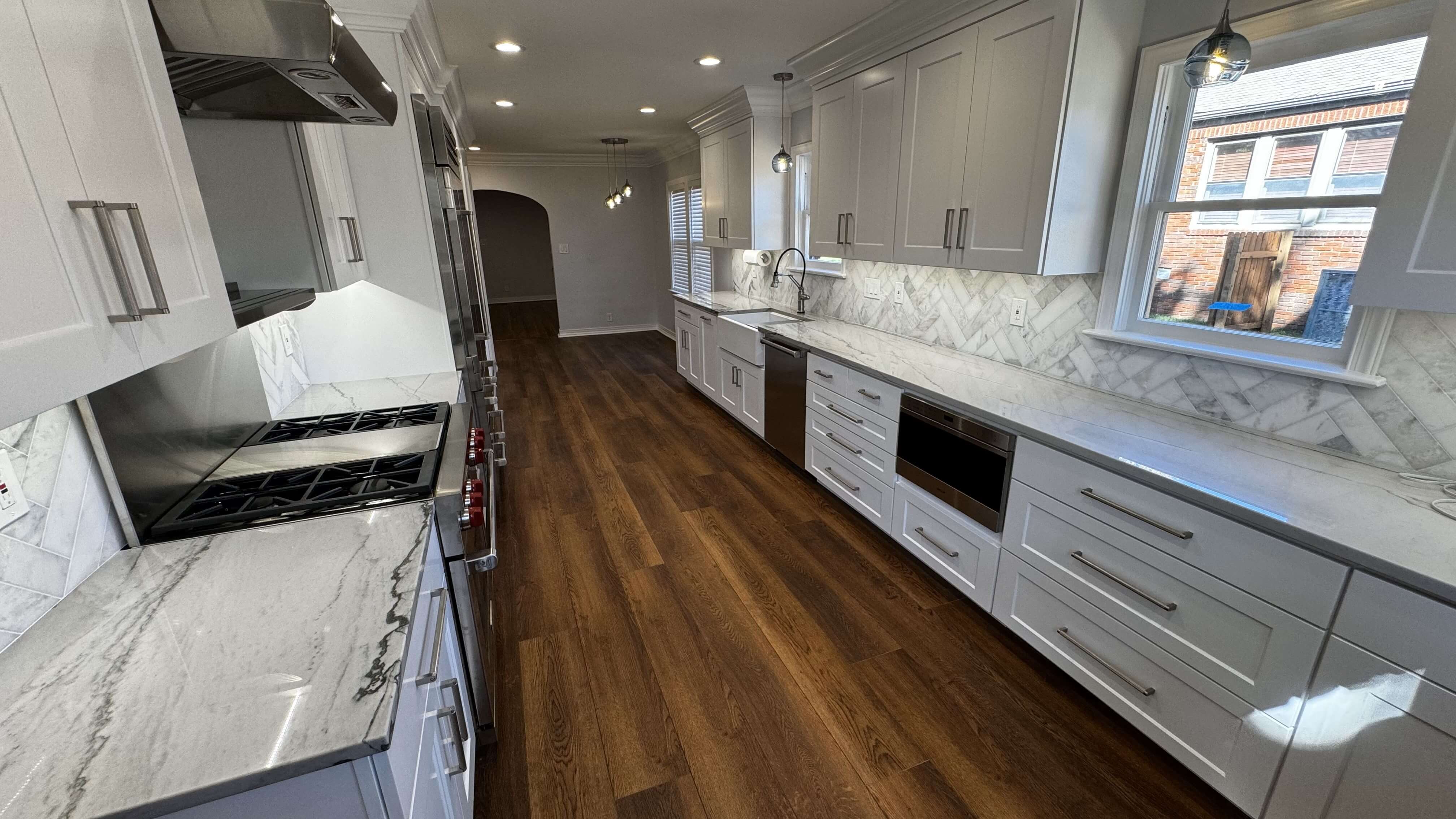 Contemporary Traditional Kitchen Remodel by TSG Renovations project photo